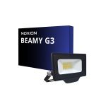 Noxion LED-Scheinwerfer Beamy G3.1 Schwarz 10W 1100lm 100D - 830 Warmweiß | IP65 - Symmetrisch 