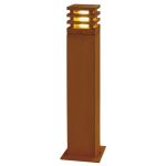 SLV Quadrat 70 Stehlampe Stahl Rostig Quadrat | Außenbeleuchtung - IP55 - Geeignet für 1x E27 