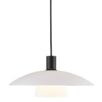 Nordlux Verona Pendelleuchte Glas Schwarz | Geeignet für 1x E27