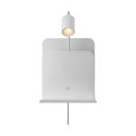 Nordlux Wandleuchte Roomi Metall Weiß | IP20 - Geeignet für 1x GU10 - mit USB