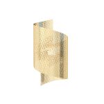 Emibig Wandleuchte Spiral Stahl Gold | Geeignet für 1x G9 - Max 8W