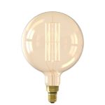 Calex XXL Mega Hohe Lumen Gold Globe LED E27 G125 Fadenlampe 10.5W 1100lm- 821 Extra Warmweiß | Dimmbar