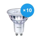 Mehrfachpackung 10x Philips Corepro LED Spot GU10 PAR16 4W 345lm 36D - 830 Warmweiß | Dimmbar - Ersatz für 50W