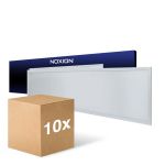 Mehrfachpackung 10x Noxion LED Panel Ecowhite V4.0 28W 3360lm - 830-840-865 CCT | 120x30cm - UGR <19