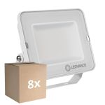 Mehrfachpackung 8x Ledvance LED-Scheinwerfer Kompakt Weiß 50W 5000lm 100D - 865 Tageslichtweiß | IP65 - Symmetrisch 
