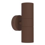 Eglo Wandleuchte Tomelloso Außenbeleuchtung Aluminium Rostig Up & Down | Geeignet für 2x GU10