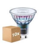 Mehrfachpackung 10x Philips MASTER LED Spot ExpertColor GU10 PAR16 5.5W 355lm 25D - 927 Extra Warmweiß | Höchste Farbwiedergabe - Dimmbar - Ersatz für 50W