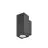 SLV Theo Pro S Up/Down Wandleuchte Aluminium Anthrazit 12W 1400lm - 827 Extra Warmweiß | Außenbeleuchtung - IP65