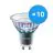 Mehrfachpackung 10x Philips LEDspot ExpertColor GU10 5.5W 930 25D (MASTER) | Höchste Farbwiedergabe - Warmweiß - Dimmbar - Ersatz für 50W
