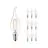 Mehrfachpackung 10x Philips Corepro LED Kerze E14 Gebogene Spitze Fadenlampe Klar 2W 250lm - 827 Extra Warmweiß | Ersatz für 25W