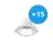 Mehrfachpackung 15x Noxion LED Downlight Apollo 9W 1100lm 60D - 840 Kaltweiß | 145mm - Ausschnitt 120mm - UGR 