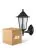 Mehrfachpackung 4x D'Lite Wandleuchte Helora Schwarz | IP44 - Geeignet für 1x E27