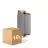Mehrfachpackung 10x Nordlux Nico Wandleuchte Aluminium Anthrazit Up & Down | IP54 - Geeignet für 2x GU10