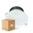 Mehrfachpackung 4x Philips LED Downlight Coreline DN142B Aluminium Weiß 19.2W 2300lm 60D - 830 Warmweiß | Ausschnitt 200mm - IP20 - Weiß Reflektor