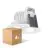 Mehrfachpackung 4x Ledvance LED-Spot Adjust Aluminium Weiß 8W 720lm 36D - 940 Kaltweiß | Ausschnitt 68mm - IP20 - Höchste Farbwiedergabe - Dimmbar