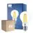 Mehrfachpackung 4x Philips MASTER Value LED Glühbirne E27 Birne Klar 11.2W 1521lm - 927 Extra Warmweiß | Höchste Farbwiedergabe - Dimmbar - Ersatz für 100W