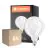 Mehrfachpackung 6x Ledvance Classic LED E27 Globe Fadenlampe Matt 7.5W 1055lm - 827 Extra Warmweiß | Dimmbar - Ersatz für 75W