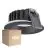 Mehrfachpackung 10x Ledvance LED-Spot Air Fix Aluminium Schwarz 6W 480lm 36D - 927 Extra Warmweiß | Ausschnitt 68mm - IP65 - Höchste Farbwiedergabe - Dimmbar