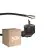 Mehrfachpackung 50x Noxion Power Versorgungskabel Schwarz - Schuko Europlug + Offene Enden - 5m - 3 pole 0,75mm2