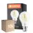 Mehrfachpackung 10x Ledvance Classic Performance LED Glühbirne B22d Birne Fadenlampe Klar 6.5W 806lm - 827 Extra Warmweiß | Ersatz für 60W