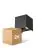 Mehrfachpackung 2x D'Lite Wandleuchte Elingen Aluminium Schwarz Up & Down 4.9W 480lm - 830 Warmweiß | IP65 - Lichtsensor