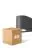 Mehrfachpackung 4x D'Lite Wandleuchte Vossem Schwarz | IP54 - Geeignet für 1x GU10