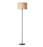 Brilliant Standleuchte Wimea Metall Schwarz Beige | 380mm - Geeignet für 1x E27