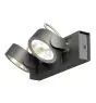 SLV Kalu Doppelt Wand und Deckenleuchte Aluminium Schwarz 31W 2000lm - 830 Warmweiß | Dimmbar 