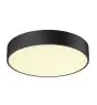 SLV Medo Pro 40 Wand und Deckenleuchte Aluminium Schwarz Rund 19W 2500lm - 930-940 CCT | IP50 - Höchste Farbwiedergabe - Dimmbar 