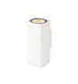 SLV Theo Pro L Up/Down Wandleuchte Aluminium Weiß 20W 2400lm - 827 Extra Warmweiß | Außenbeleuchtung - IP65 - Dimmbar