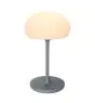 Nordlux Tischlampe Sponge Portable Akku Grau 48W 300lm - 827 Extra Warmweiß | 3-Stufen Dimmbar 