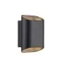 Nordlux Nico 22 Wandleuchte Schwarz IP54 | Geeignet für 4x GU10