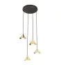Emibig Pendelleuchte Elit Stahl Gold | Geeignet für 4x GX53 - Max 10W