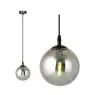 Emibig Pendelleuchte Cosmo Stahl Schwarz | Geeignet für 1x E14 - Max 10W