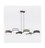 Emibig Pendelleuchte Drumz Stahl Schwarz | Geeignet für 6x E14 - Max 10W