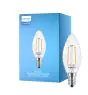 Philips Corepro LED Kerze E14 Gedreht Kerze Fadenlampe Klar 2W 250lm - 827 Extra Warmweiß | Ersatz für 25W