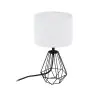 Eglo Tischlampe Carlton 2 Stahl Schwarz | IP20 - Geeignet für 1x E14 