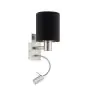 Eglo Wandleuchte Pasteri Stahl Satin-Nickel 40 | IP20 - Inkl. Spot und Exkl. 1x E27