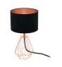 Eglo Tischlampe Carlton 2 Stahl Bernstein Schwarz | IP20 - Geeignet für 1x E14 