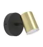 Eglo Wandleuchte Consuma 1 Stahl Schwarz Gold | IP44 - Geeignet für 1x GU10