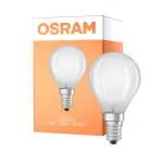 Osram Classic LED E14 Kugel Fadenlampe Matt 2.8W 250lm - 827 Extra Warmweiß | Dimmbar - Ersatz Für 25W