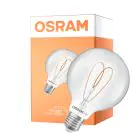 Osram Vintage 1906 LED E27 Globe Fadenlampe Klar 7.2W 806lm - 927 Extra Warmweiß | Höchste Farbwiedergabe - Dimmbar - Ersatz Für 60W