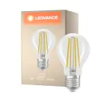 Ledvance Fadenlampe LED E27 Birne Klar 5W 1055lm - 830 Warmweiß | Ersatz für 75W