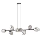 Emibig Pendelleuchte Pandora Stahl Schwarz | Geeignet für 8x E14 - Max 10W