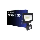 Noxion LED-Scheinwerfer Beamy G3.1 Schwarz 20W 2200lm 100D - 830 Warmweiß | IP44 - Bewegungs- und Lichtsensor - Symmetrisch 