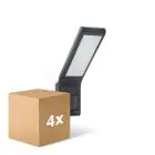 Mehrfachpackung 4x Steinel Led-Scheinwerfer XLED Home Anthrazit 10.5W 550lm - 830 Warmweiß | IP44 - Bewegungssensor - Symmetrisch