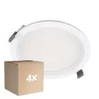 Mehrfachpackung 4x Ledvance LED Downlight Comfort Opal Weiß 30W/25W/20W 3600lm/3000lm/2400lm 100D - 930-940 CCT | Ausschnitt 200mm - IP44 - Höchste Farbwiedergabe
