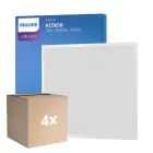Mehrfachpackung 4x Philips LED Panel Ledinaire RC065B 28W 3400lm - 865 Tageslichtweiß | 60x60cm - UGR 