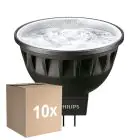 Mehrfachpackung 10x Philips Master LED Spot GU5.3 MR16 6.7W 460lm 24D - 940 Kaltweiß | Höchste Farbwiedergabe - Dimmbar - Ersatz für 35W