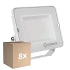 Mehrfachpackung 8x Ledvance LED-Scheinwerfer Kompakt Weiß 50W 5000lm 100D - 865 Tageslichtweiß | IP65 - Symmetrisch 